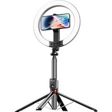 Tripod Med Lampa 10 tum 1200 mAh 2.3m Svart