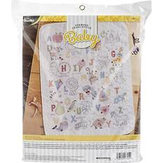 Bucilla Stamped Cross Stitch Crib Cover Kit 34 x 43