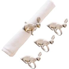 Silver Napkin Rings C&F Home Silver Rabbit Rings Set of 4 Napkin Ring