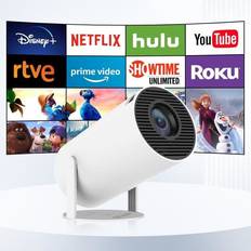 Projecteurs Mini Projecteur Portable Bluetooth Auto 12000L 4K Full Hd