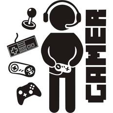 Gamer Decals for Boys Room Creative Game Wall Sticker