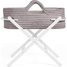 Ickle Bubba Nova Moses Basket White Stand