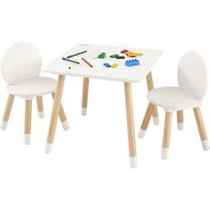 VEVOR Kids Table and 2 Chairs Set