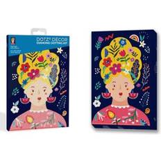 Pitture Diamante Diamond Dotz Decor Floral Girl 30 x 20