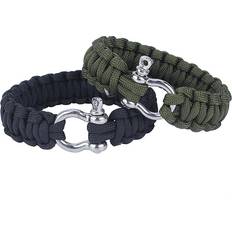 Tomtop Jms Military 550 Paracord Woven Survival Bracelet Stainless Steel Buckle Kit