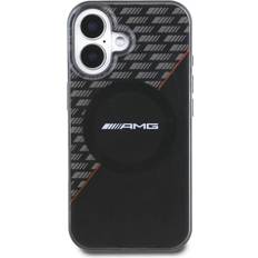 AMG Mercedes Protective Case for iPhone 16 Plus Rhombs Red