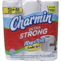 Charmin Ultra Strong Toilet Paper 12 Mega Rolls 48 Regular Rolls