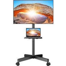 Tv 60” Perlegear Mobile TV Stand on Wheels for 23-60 inch LED