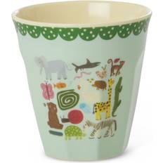 Rice Kopper Rice Melaminkop Medium Wildlife Mint Krus 25cl