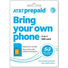 SIM Card Trays AT&T Prepaid RFID Starter SIM Kit