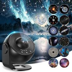 Mexllex Stjärnhimmelprojektor Planetarium Med Tolv Skivor Bordslampa