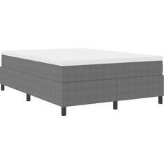 vidaXL Bed Frame Light Grey Engineered Wood 160 x 200 cm 160x200cm