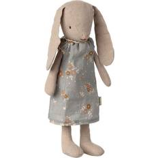 Naturfarvet Dukker & Dukkehus Maileg Bunny Size 1 Lys Blå Kjole