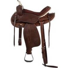 Ciniglie Sella Western Per Cavalli - Marron
