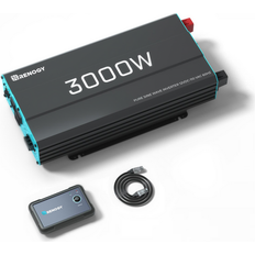 Power Supplies Renogy 3000W Pure Sine Wave Inverter 12V DC to 120V AC Converter