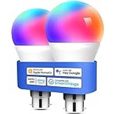 Alexa light bulbs Meross Smart Bulb Alexa Light B22 9W 2 Pack