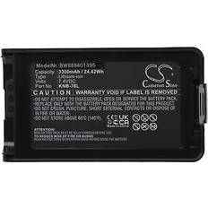 Walkie Talkies VHBW Ersatz Akku für Kenwood NX-3220 NX-3200 NX-320 NX-220 3300mAh
