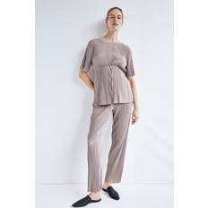 Maternity & Nursing H&M MAMA Kaksiosainen Pliseerattu Setti Ruskea XXL