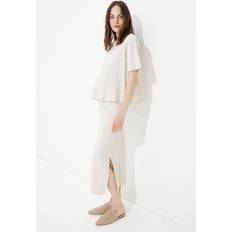 H&M Beige MAMA 2-Piece Ribbed Set Size M