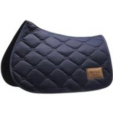 Läder Schabrak BOSS Equestrian Jumping Saddle Pad Double B Monograms