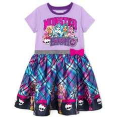 Monster High Little Girls Mattel Dress - Purple