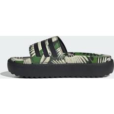adidas Adilette Platform Tofflor - Crew Green/Core Black