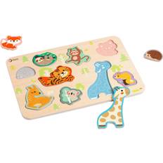 Wooden Animal Puzzle 10 pcs