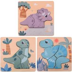 Puslespil Jouéco Wooden Dino Puzzle