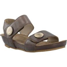 Cashott Casava Button Sandaler - Coffee