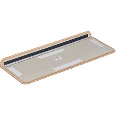 Treppenmatten Relaxdays Stufenmatten 15er Set 65x24 cm Beige Beige