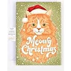 Meowy Julkort Non-Stop Musik Och Glitter