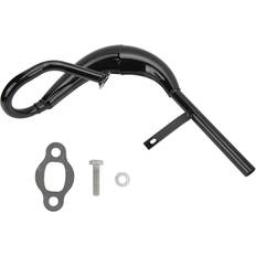 Tomtop Jms Fat Belly Exhaust Muffler Pipe Black Iron 49cc 60cc 66cc 80cc