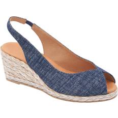 André Assous Audrey Jute Wedge Sandals