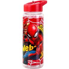 Spider-Man Plastic Bottle With Straw