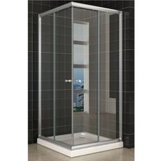 Douche Cabines Eco Hoekinstap Douchecabine 80x80x190 cm 5mm Helder Glas