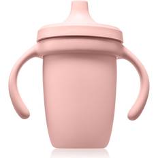 Baby silicone kop b.box Silicone Cup Træningskop Med Håndtag Blush 240 ml