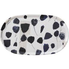 Fine Little Day Bouquet Bricka 33x55 cm Black-White Serveringsbricka