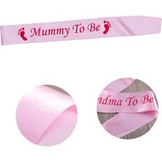 Babies Sashes HKHBJS Future Mom Party Decoration Baby Shower Sashes Pink Satin Sash