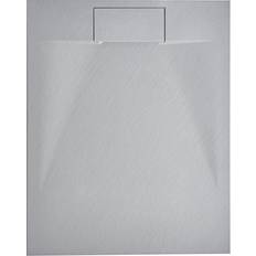 Docce Beliani Piatto Doccia Azzurro 80 x 100 x 3 cm Grigio