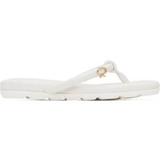 Gianvito Rossi Sandaler Gianvito Rossi Juno Leather Thong Sandals - White