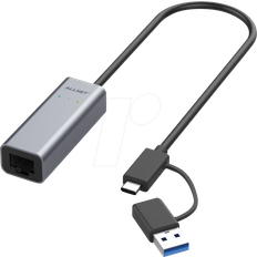 Allnet USB 3.0 Type-C And Adapter 2.5 Multi-Gigabit LAN ALL-NC-2.5G-USBC/A