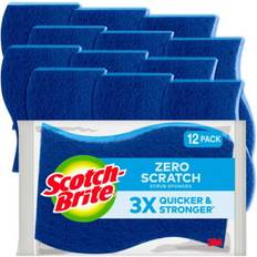 Scotch Brite Non-Scratch Zero Scratch Scrub Sponges 12 Sponges Blue 105 Washes
