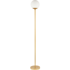Floor Lamps on sale Happy Homewares Modern with Opal White Globe Glass Shade and Foot Switch Floor Lamp