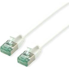 Kablar Roline RJ45 Korsade Nätverkkabel Anslutningskabel CAT 6A U FTP 1 m