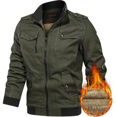 CEP Clothing CEP Men's Casual Jacket Stand Collar Jacket - Army Green