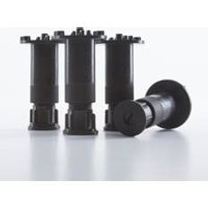 Milano Black Shower Tray Feet Pack of 8