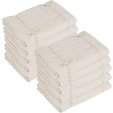 Økologiske Stofbleer Minisvøb 10-pak Natural White