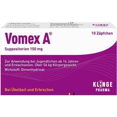 Rezeptfreie Arzneimittel Vomex A Suppositories 10 Stk.