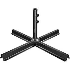 Crystals Cross Frame Parasol Base Metal Stand for Umbrella