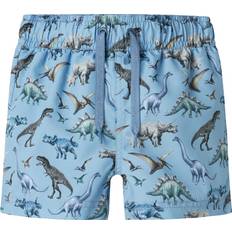 Drenge Badebukser på tilbud Name It Badeshorts Mountain Spring Med Dinoprint